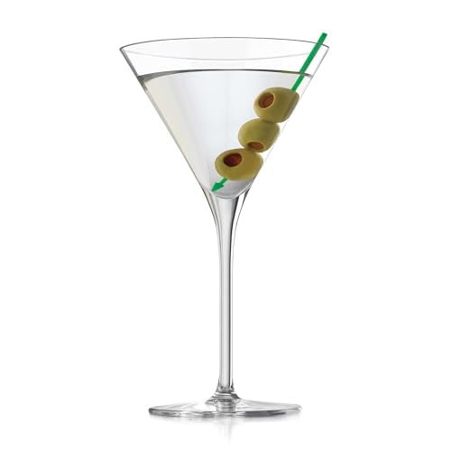 Libbey Signature Kentfield Martini Glasses Set of 4, 10 oz Lead-Free Clear Stemmed Cocktail Glasses, Dishwasher Safe Martini Cups for Weddings & Parties - My Kitchen Products
