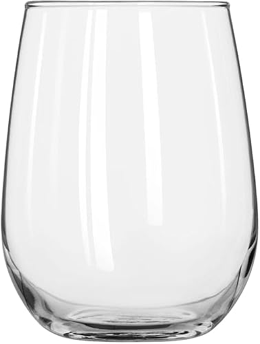 Libbey Stemless Wine Glasses Set of 12, Dishwasher Safe Set Of Wine Glasses, Perfect for Cocktails, Water, and Outdoor Glassware - My Kitchen Products