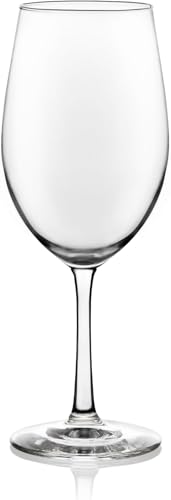 Libbey Vineyard Reserve Wine Glass Set of 12, Red and White Clear Wine Glasses, Merlot, Bordeaux, Chardonnay Gifts, Lead-Free Stemware Glasses - My Kitchen Products
