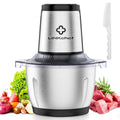 LINKChef Food Processor, 6 Cup Mini Food Chopper, 250W Electric Meat Grinder with Stainless Steel Blades, 1.5L Compact Kitchen Processor for Meat, Vegetables, Onion, Garlic & Baby Food - My Kitchen Products