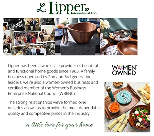 Lipper International Acacia Round Flair Bowl - My Kitchen Products