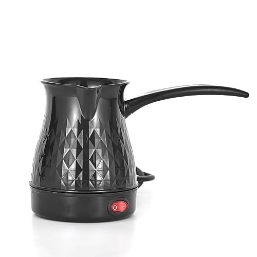 LIXINE Coffee Maker, Stainless Steel Electric Arabic, Greek & Turkish Coffee Pot, 500ml Even Heating Tea Maker Kettle with Removable & Anti Scald Handle for Greek Arabic Tea, Milk, Butter - My Kitchen Products
