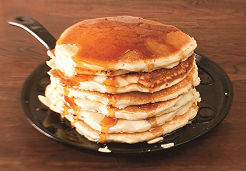 Lodge Round Seasoned Cast Iron Griddle 10.5 Inches - Round-Shaped, Pre-Seasoned Iron Griddle Pan - Non-Toxic, PFAS-Free Cookware - Compatible with Stovetop, Oven, Grill, or Campfire - My Kitchen Products
