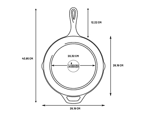 Lodge Seasoned Cast Iron Skillet 10.25 Inches - PFAS-Free, Non-Toxic Cookware - Use with an Oven, Stove, Grill, or Campfire - Naturally Non-Stick & Oven Safe - My Kitchen Products