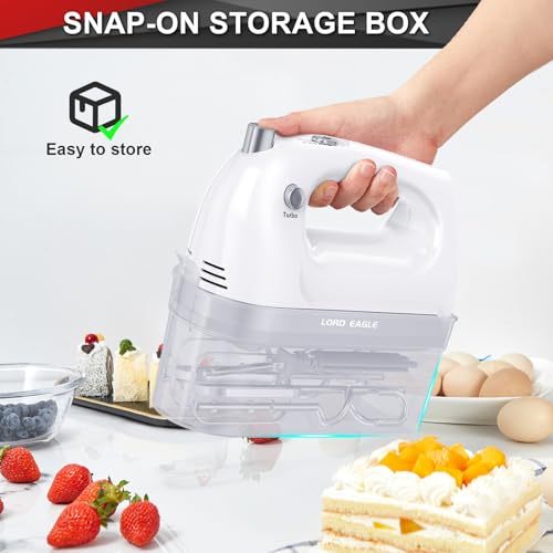 Lord Eagle Hand Mixer Electric Handheld 400W 5-Speed Lightweight - My Kitchen Products