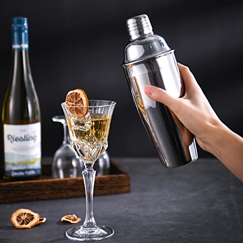 LUCKYGOOBO Cocktail Shaker,24 oz Martini Shaker,Drink Shaker Built-in Strainer,Professional Stainless Steel Margarita Mixer,Bartender Kit Gifts. - My Kitchen Products