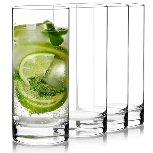Luigi Bormioli Classico Highball Glasses - Clear, Set of 4