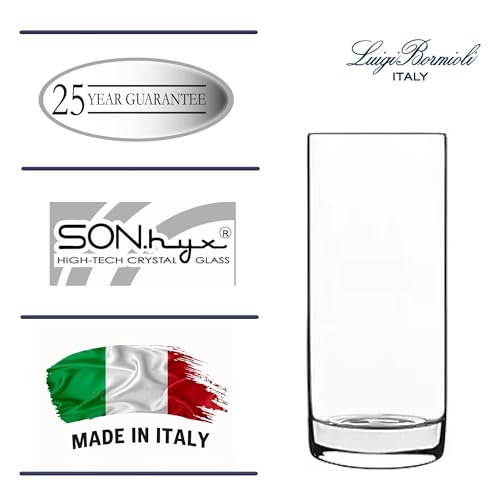 Luigi Bormioli Classico Highball Glasses - Clear, Set of 4 - My Kitchen Products