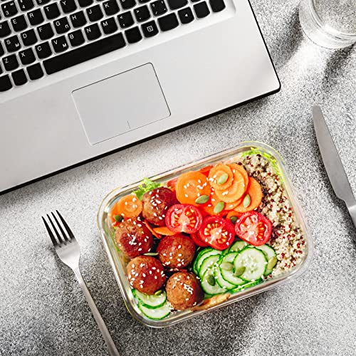 M MCIRCO 24-Piece Glass Food Storage Containers with Upgraded Snap Locking Lids,Glass Meal Prep Containers Set - Airtight Lunch Containers, Microwave, Oven, Freezer and Dishwasher - My Kitchen Products