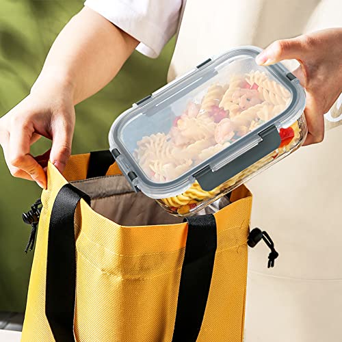 M MCIRCO 24-Piece Glass Food Storage Containers with Upgraded Snap Locking Lids,Glass Meal Prep Containers Set - Airtight Lunch Containers, Microwave, Oven, Freezer and Dishwasher - My Kitchen Products