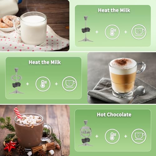 Maestri House Milk Frother, Variable Temp and Froth Thickness DualFro 600 Milk Frother Steamer, 21OZ Smart Touch Control Milk Warmer, Dishwasher Safe, Memory Function for Latte&Hot Chocolate (Black) - My Kitchen Products