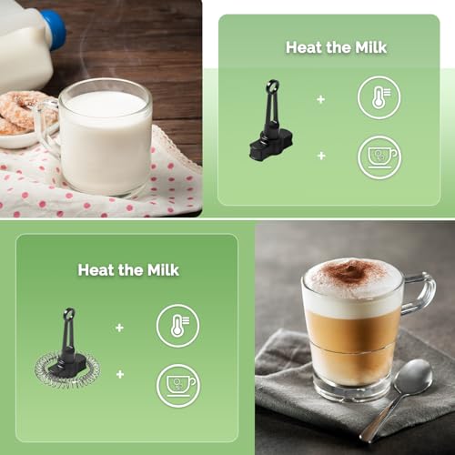 Maestri House Milk Frother, Variable Temp and Froth Thickness Milk Frother and Steamer, 14.1OZ/400ML Smart Touch Control Foam Maker, Memory Function for Latte, Warm Milk, Hot Chocolate (White) - My Kitchen Products