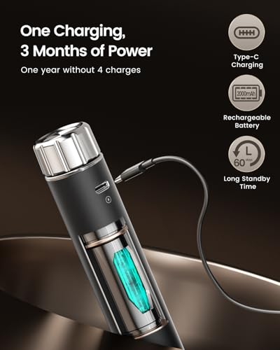 Maestri House Rechargeable Milk Frother with Stepless Speed Control, LunaFro Max Handheld Electric Foam Maker Waterproof Drink Mixer Foamer with Stand & Detachable Whisks for Lattes, Cappuccino - My Kitchen Products