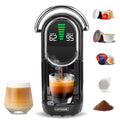 Magician1 Mini Espresso Machine for Nespresso Original, Dolce Gusto, Lavazza Blue, ESE Pods, 19-Bar Coffee Machine for Ground Coffee, Coffee Maker with adjustable Temp & Cup Size, 21oz Reservoir - My Kitchen Products