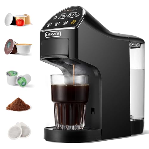 Magician2 Mini Coffee Maker compatible with Keurig K Cup, Nespresso Original, Dolce Gusto, ESE Pods | LED Touchscreen, Customizable Brewing, 20 Bar, 42 oz | Espresso Coffee Machine for Home & Office - My Kitchen Products