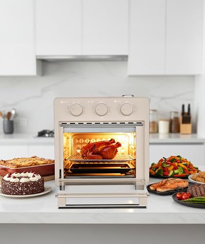 Magnavox Home, 16.5 qt Air Fryer Oven, With Steam Infusion, Oat - My Kitchen Products
