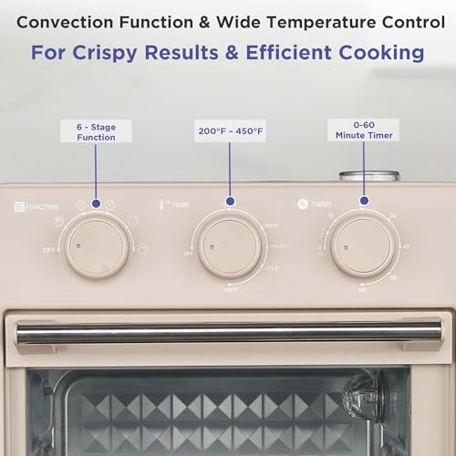 Magnavox Home, 16.5 qt Air Fryer Oven, With Steam Infusion, Oat - My Kitchen Products