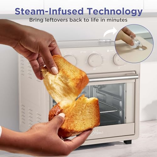 Magnavox Home, 16.5 qt Air Fryer Oven, With Steam Infusion, Oat - My Kitchen Products