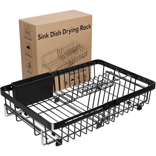 MAJALiS Dish Drying Rack Over The Sink with Utensil Holder - My Kitchen Products