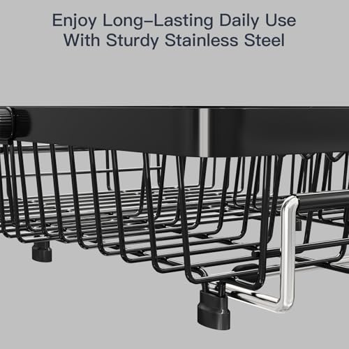 MAJALiS Dish Drying Rack Over The Sink with Utensil Holder - My Kitchen Products