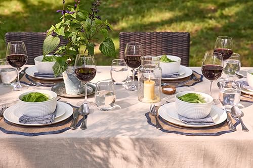 Martha Stewart Vivica 4-Pack Red Wine Glass Set, 20 oz – Elegant Stemmed Wine Glasses for Red Wine, Durable Clear Glassware for Dining, Entertaining, or Everyday Use - My Kitchen Products