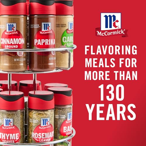 McCormick Spice Rack, Two Tier Chrome, Featuring 16 Herbs & Spices for Everyday Cooking, Great Gift for Housewarming, Wedding & Bridal Shower, 26.09 oz - My Kitchen Products