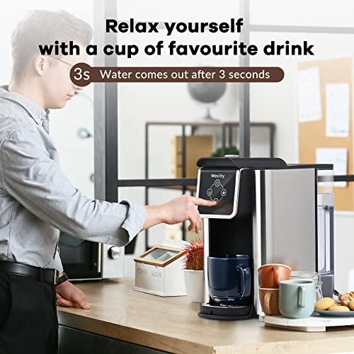 Mecity Coffee Maker 3 in 1 Single Serve Coffee Machine, Compatible with K cup Capsules, Instant Coffee Pot, Tea maker, 6,8,10 Oz Cup, Removable 50 Oz Water Reservoir, 120V 1150W - My Kitchen Products