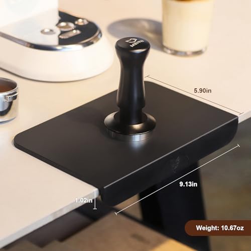 MEION Espresso Tamping mat, Coffee Espresso Tamper Mat, Food Grade Silicone Tamp Mat, Tamper Mat for Espresso Machine Espresso Accessories, Waterproof and Heat Resistant Espresso Mat - My Kitchen Products