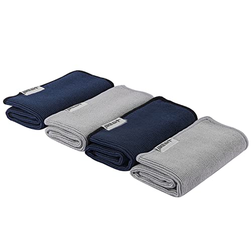 MHW-3BOMBER Barista Towels 4Pack, 11" Microfiber Barista Cloth Coffee Cleaning Towel - Coffee Cleaning Accessories fit Espresso Machine|Steam Wand|Countertop CT5322 - My Kitchen Products