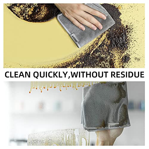 MHW-3BOMBER Barista Towels 4Pack, 11" Microfiber Barista Cloth Coffee Cleaning Towel - Coffee Cleaning Accessories fit Espresso Machine|Steam Wand|Countertop CT5322 - My Kitchen Products