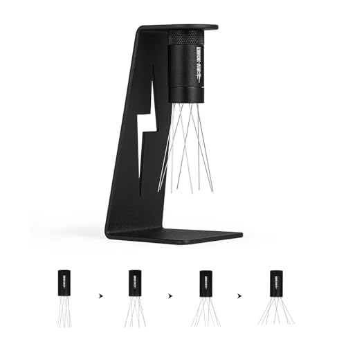 MHW-3BOMBER WDT Tool Espresso Distribution Tool with Magnetic Stand, Adjustable Needle Range, 0.4mm Stainless Steel Needles (8+6 Spare), Anti-Clumping Coffee Stirrer for 51/54/58mm Portafilter, T6126 - My Kitchen Products