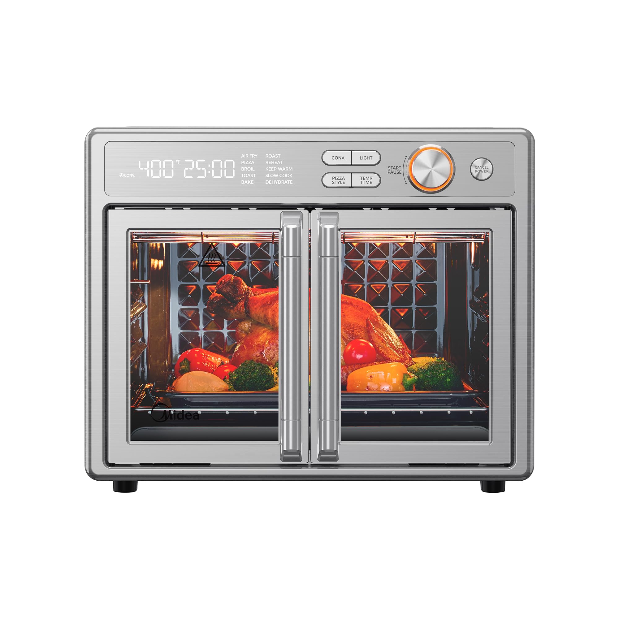 Midea Flexify Pro French Door Air Fryer Toaster Oven, Premium Cooking Experience with Precision Heat, Easy-Clean Enamel Interior & Modern Control, 26.4 QT - My Kitchen Products