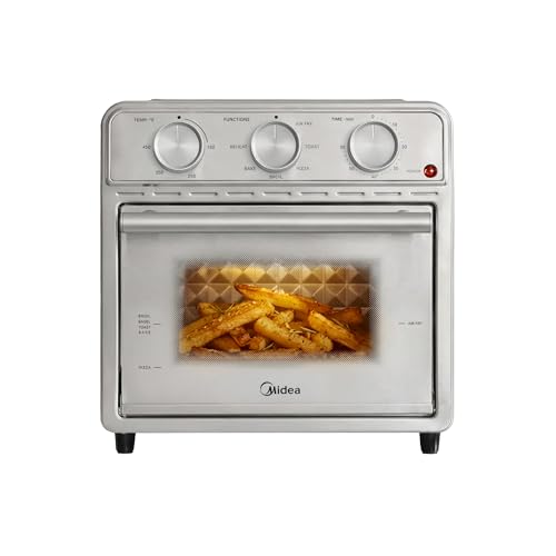 Midea Neo Air Fryer Toaster Oven Combo with Air Fry, Toast, Pizza, Broil, Bake, and Reheat Functions, 12.7 Quarts, Stainless Steel - My Kitchen Products