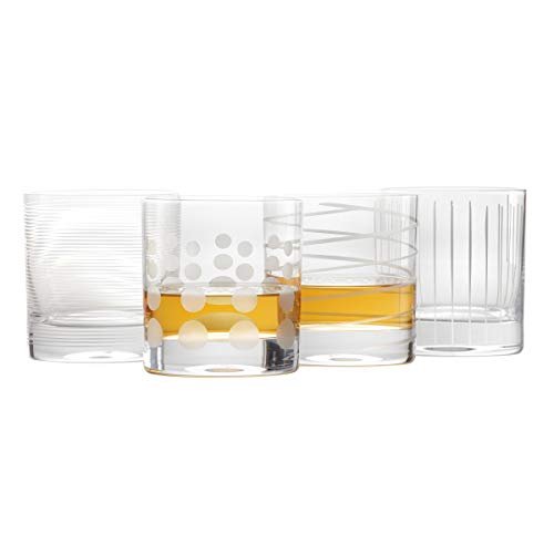Mikasa Cheers Double Old Fashioned Glass, 12.75-Ounce, Set of 4 - My Kitchen Products