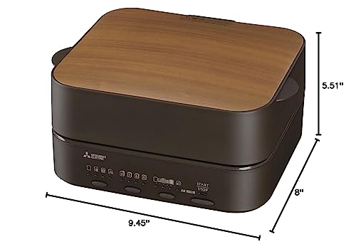 Mitsubishi Electric bread oven TO-ST1-T retro brown Toaster which burns 1 sheet of ultimate - My Kitchen Products