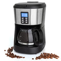 Mixpresso 5-Cup Drip Coffee Maker, Automatic Brew Coffee Pot Machine with Built-In Burr Coffee Grinder, Programmable Smart Coffee Maker with Timer With Glass Carafe Coffee Pot - My Kitchen Products