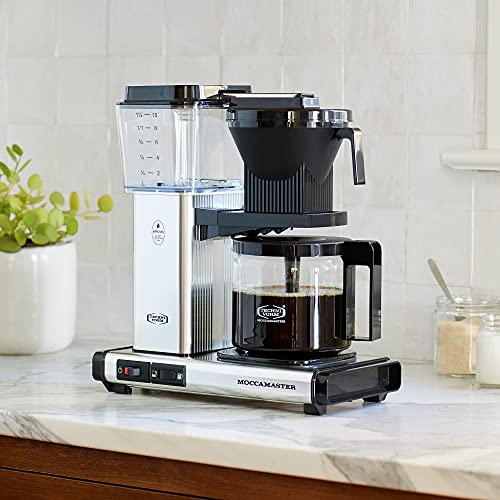 Moccamaster 53948 KBGV Select 10-Cup Coffee Maker, Matte Black, 40 ounce, 1.25l - My Kitchen Products