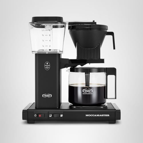 Moccamaster 53948 KBGV Select 10-Cup Coffee Maker, Matte Black, 40 ounce, 1.25l - My Kitchen Products