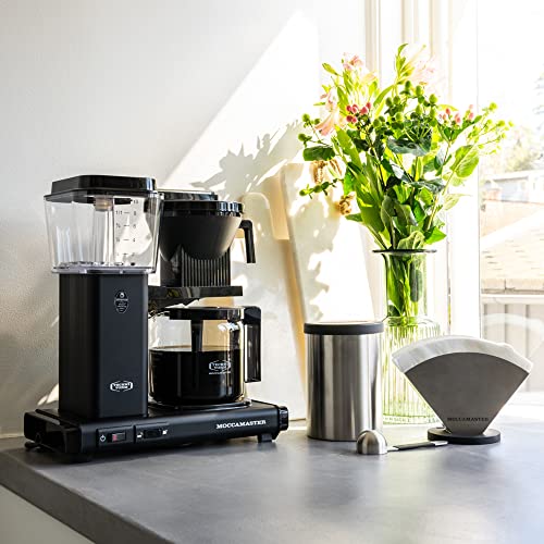 Moccamaster 53948 KBGV Select 10-Cup Coffee Maker, Matte Black, 40 ounce, 1.25l - My Kitchen Products