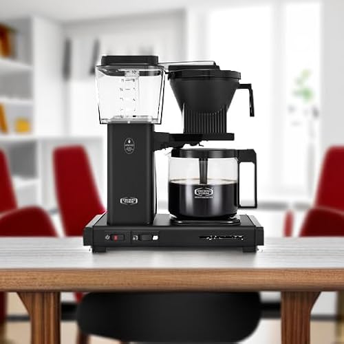 Moccamaster 53948 KBGV Select 10-Cup Coffee Maker, Matte Black, 40 ounce, 1.25l - My Kitchen Products