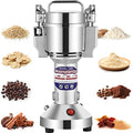 Moongiantgo Grain Mill Grinder Electric 150g Commercial Spice Grinder 850W Stainless Steel Pulverizer Dry Grinding Machine for Wheat Corn Rice Pepper Herbs Coffee Beans (150g Upright, 110V) - My Kitchen Products