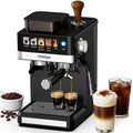 Mooye Espresso Machine with Grinder,20Bar Compact Espresso Maker with Steam Milk Frother,Coffee Maker for Home - Cappuccino Latte & Cold Brew Iced Coffee Maker & Americano, Gift for Women or Men - My Kitchen Products