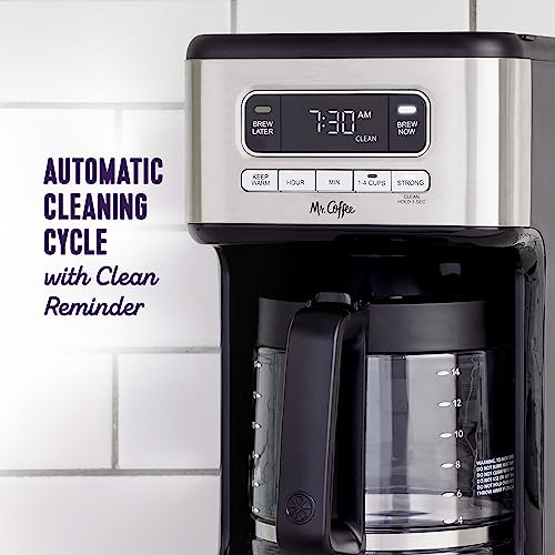 Mr. Coffee 14 Cup Programmable Coffee Maker Stainless Steel - My Kitchen Products