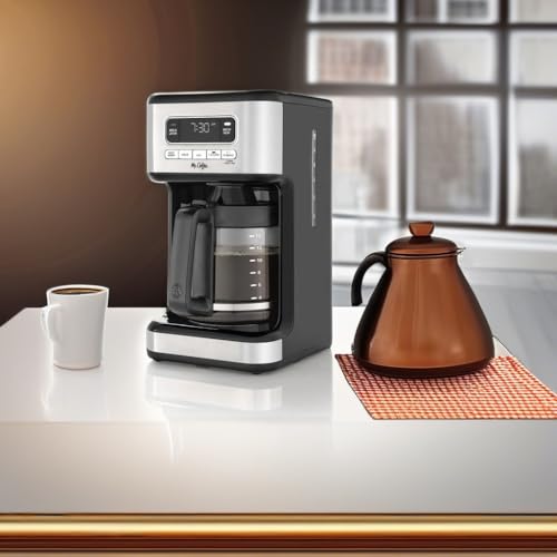 Mr. Coffee 14 Cup Programmable Coffee Maker Stainless Steel - My Kitchen Products