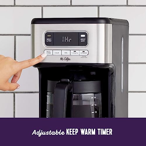 Mr. Coffee 14 Cup Programmable Coffee Maker Stainless Steel - My Kitchen Products