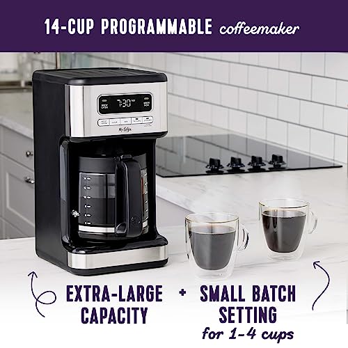 Mr. Coffee 14 Cup Programmable Coffee Maker Stainless Steel - My Kitchen Products