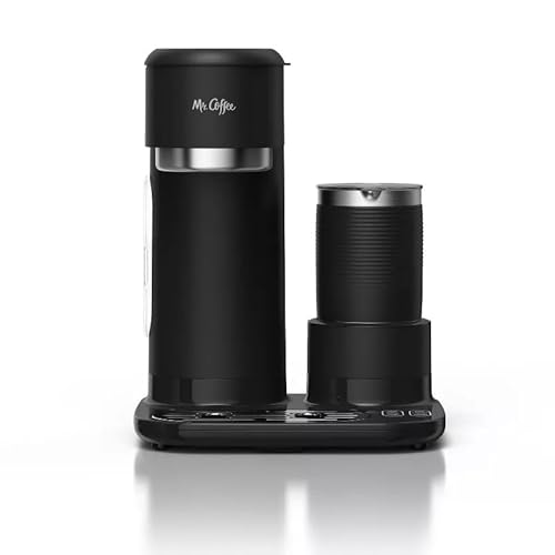Mr. Coffee 4-in-1 Single-Serve Latte, Iced, and Hot Coffee Maker with Milk Frother and Tumbler Black - My Kitchen Products