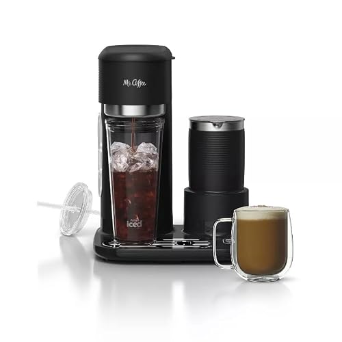 Mr. Coffee 4-in-1 Single-Serve Latte, Iced, and Hot Coffee Maker with Milk Frother and Tumbler Black - My Kitchen Products