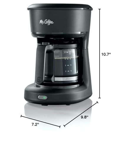 Mr. Coffee® 5-Cup Mini Brew Switch Coffee Maker, Black - My Kitchen Products