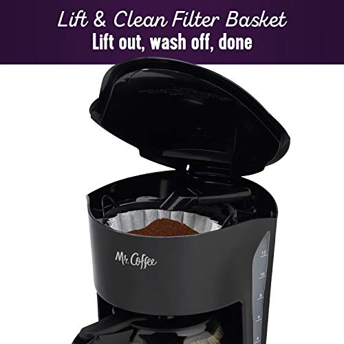 Mr. Coffee Black Coffee Maker, 12 Cups, with Auto Pause and Glass Carafe, Perfect for Home and Office Use - My Kitchen Products